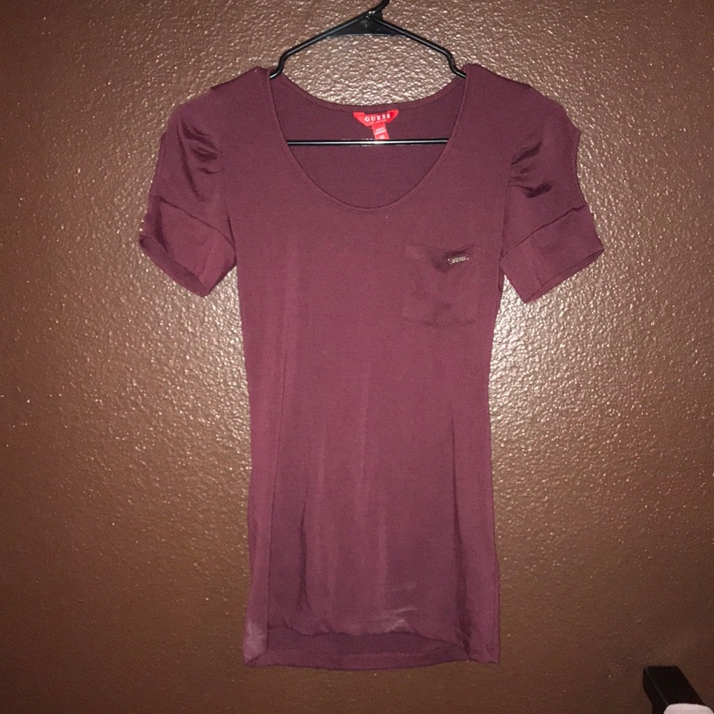 Maroon designer top